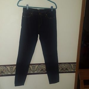 High-rise skinny jeans